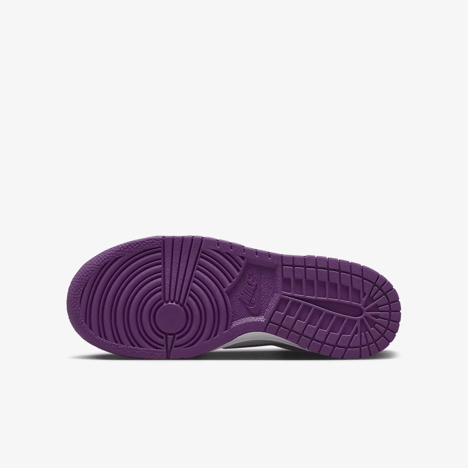 Кроссовки Nike Dunk Low, белый/фиолетовый — фото 2