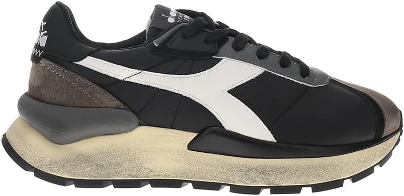Мужские кроссовки Diadora Mercury Elite на шнуровке повседневные - черные