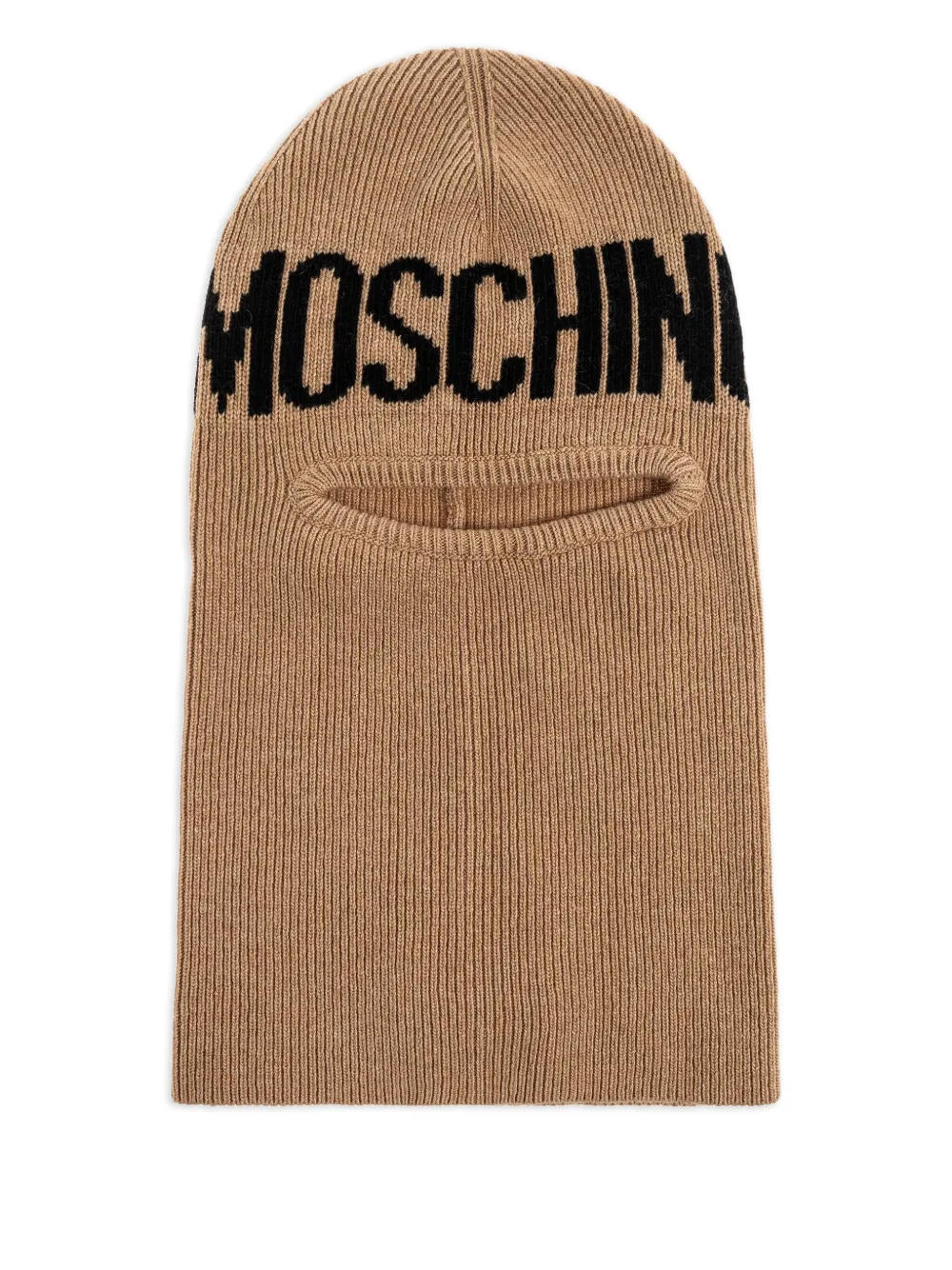 

Балаклава с вышитым логотипом Moschino, коричневый