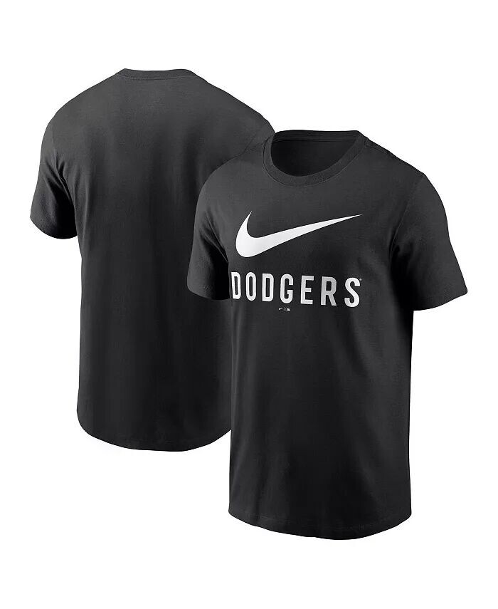 

Мужская черная футболка с логотипом Los Angeles Dodgers Nike