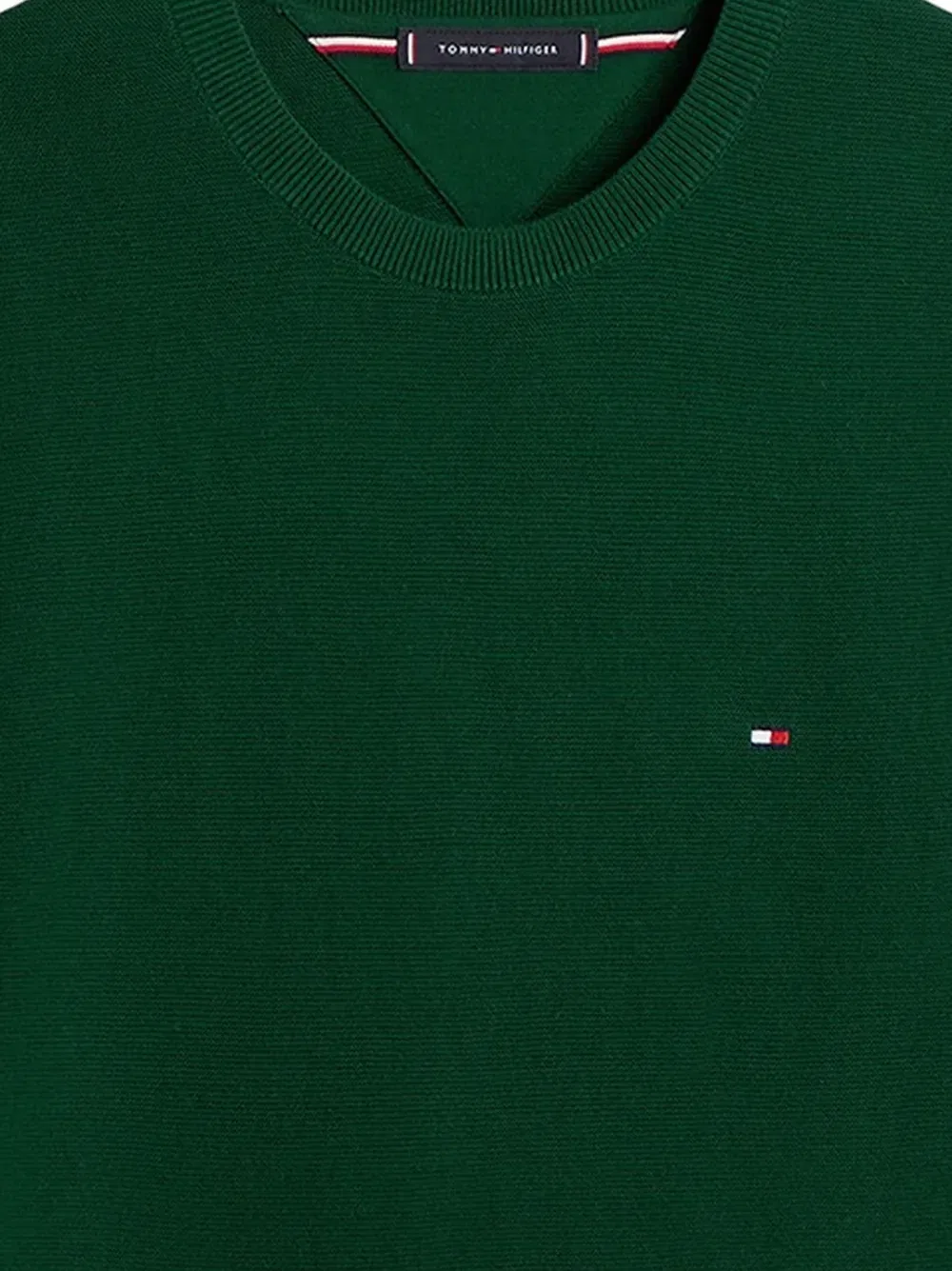 Футболка с круглым вырезом Tommy Hilfiger, зеленый — фото 2