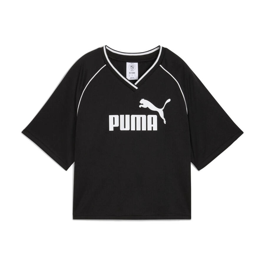 

Женская футболка Puma ESS, укороченная, свободная, 688114
