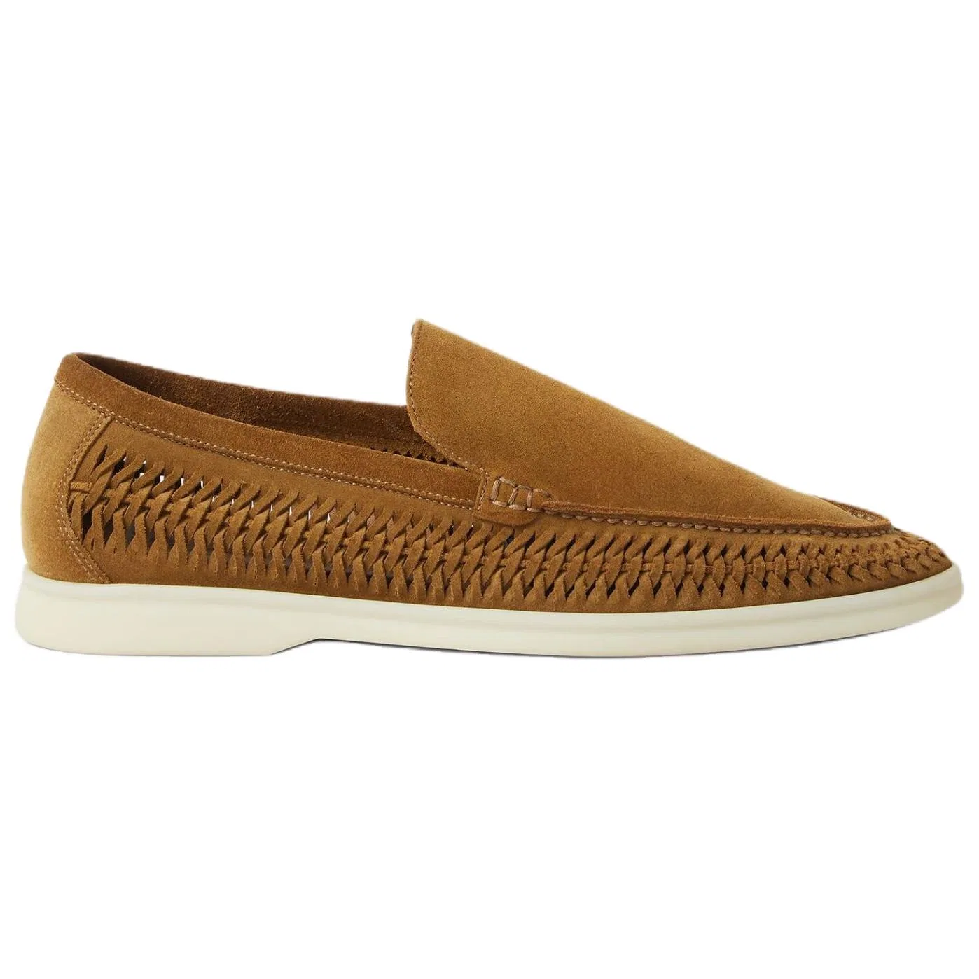 Casual кожаные туфли Loro Piana Tan — фото 3