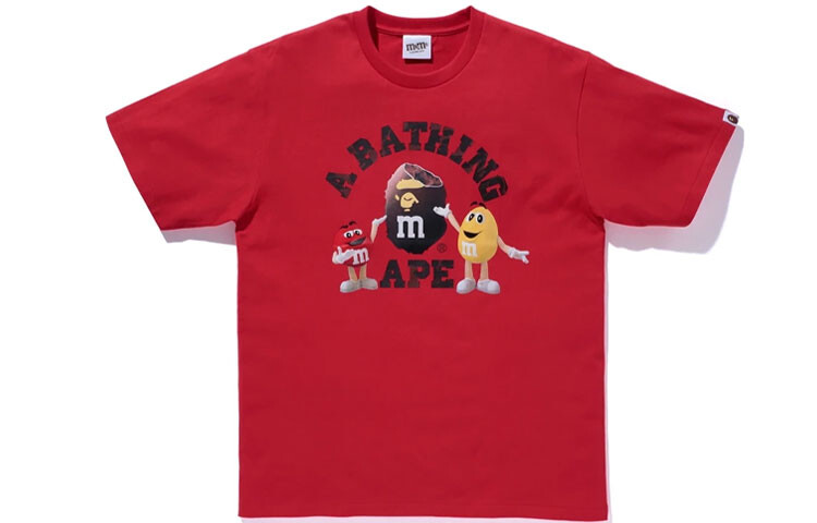 

M&m"s X Bape X M&M"S Футболка Мужская A Bathing Ape, белый