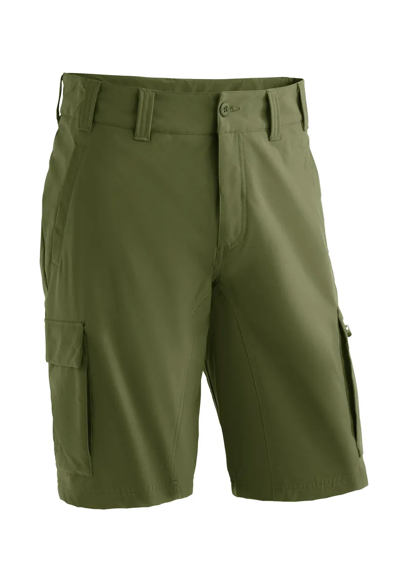 

Maier Sports Cargo Bermudas "Fenit Short M", короткие мужские походные брюки, современные уличные бермуды, треккинговые брюки, зеленый