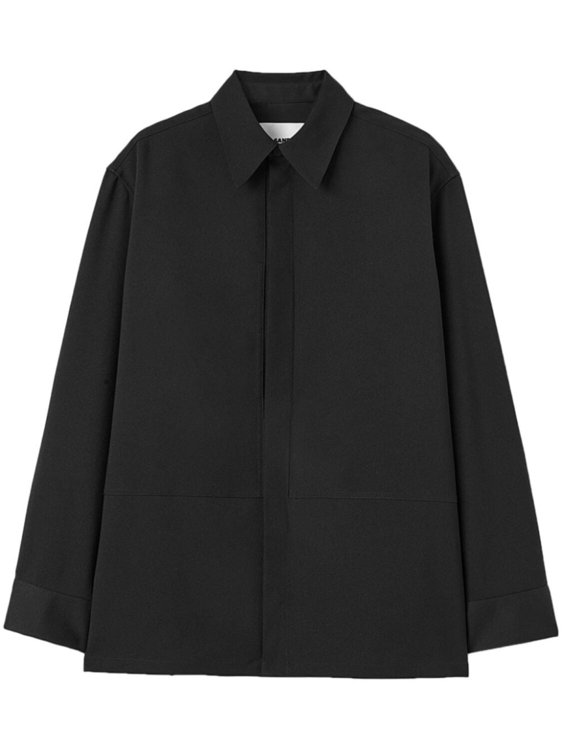 

Рубашка с длинными рукавами Jil Sander, черный