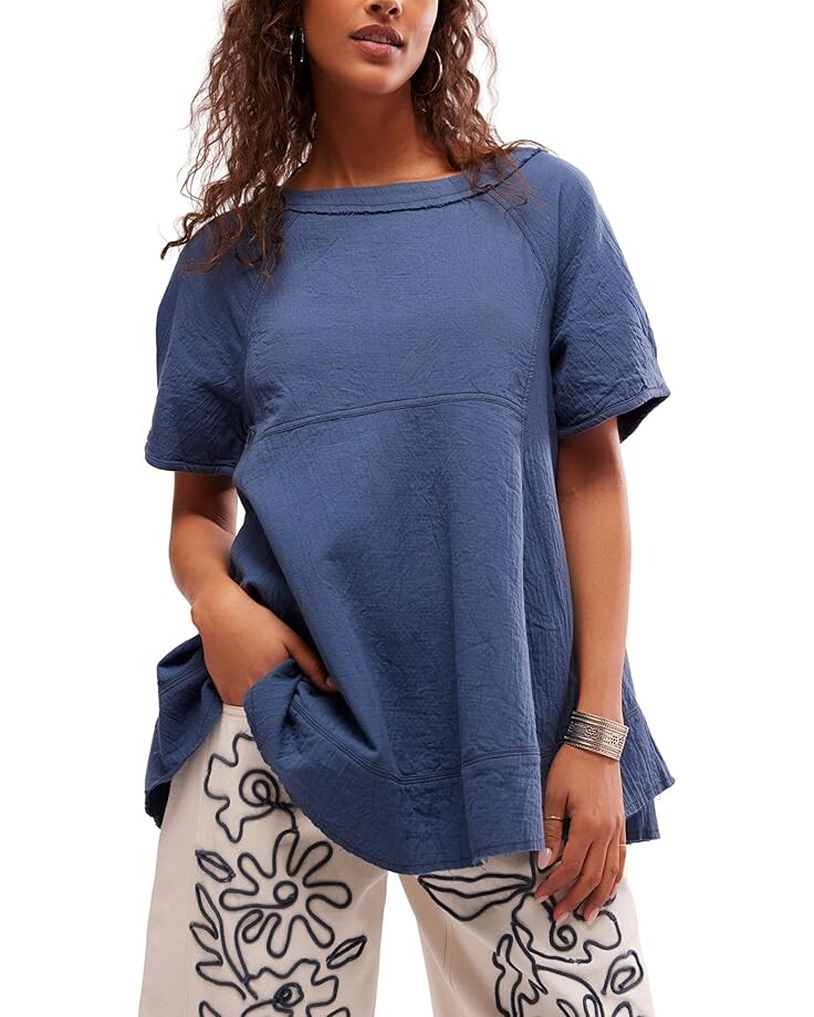 

Топ Free People Sunset City Top, цвет Vintage Indigo