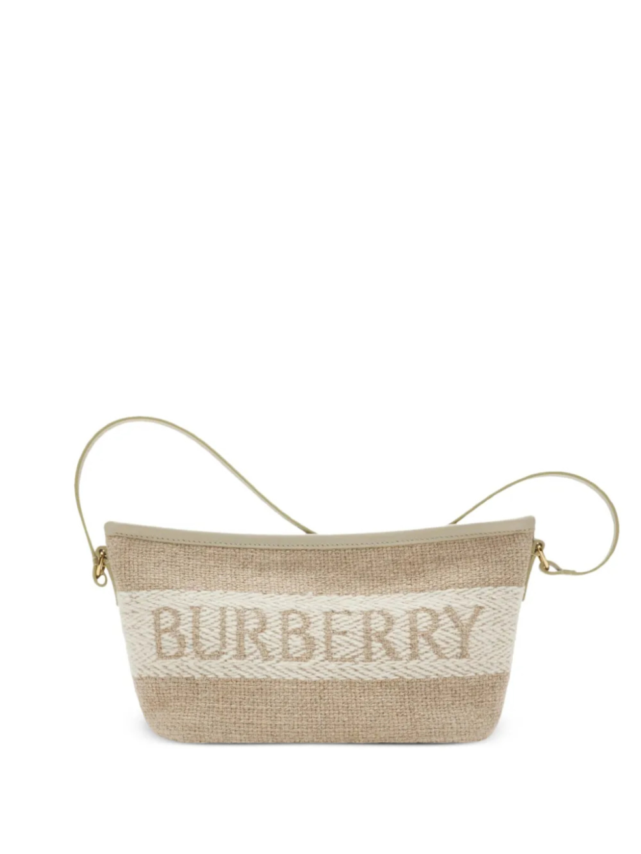 

Burberry мини-сумка с логотипом, нейтральный