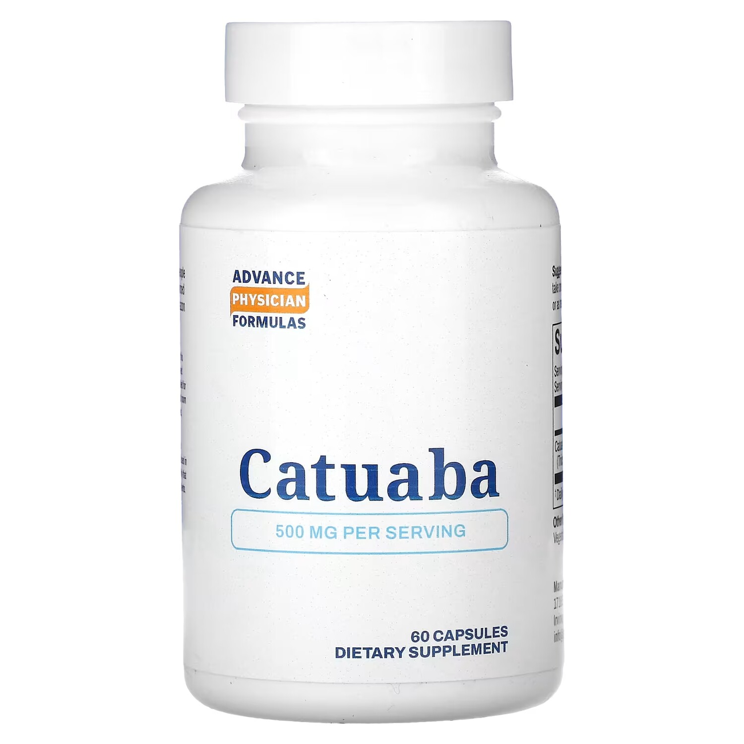 

Катуаба Advance Physician Formulas Inc. 500 мг, 60 капсул