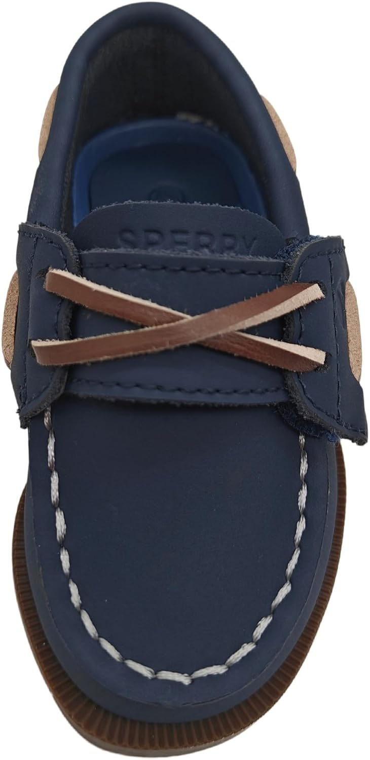 Детские унисекс туфли Sperry Original Boat Shoe, темно-синий — фото 3