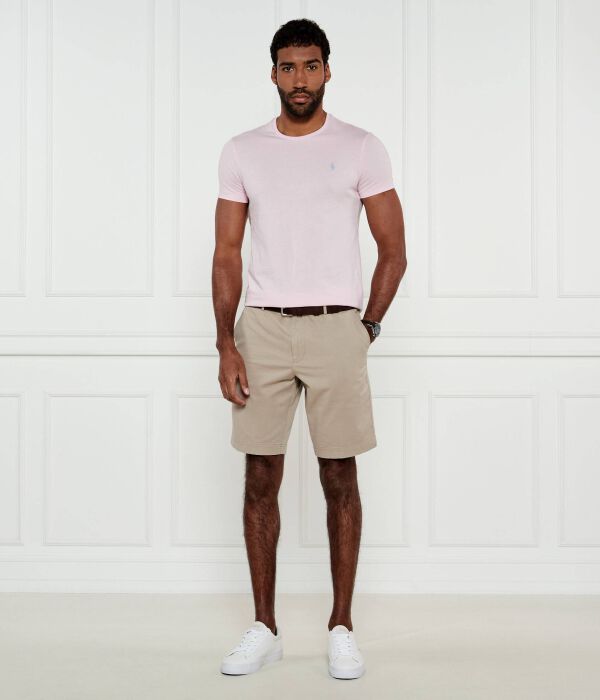 Футболка Polo Ralph Lauren Slim Fit, розовый — фото 2
