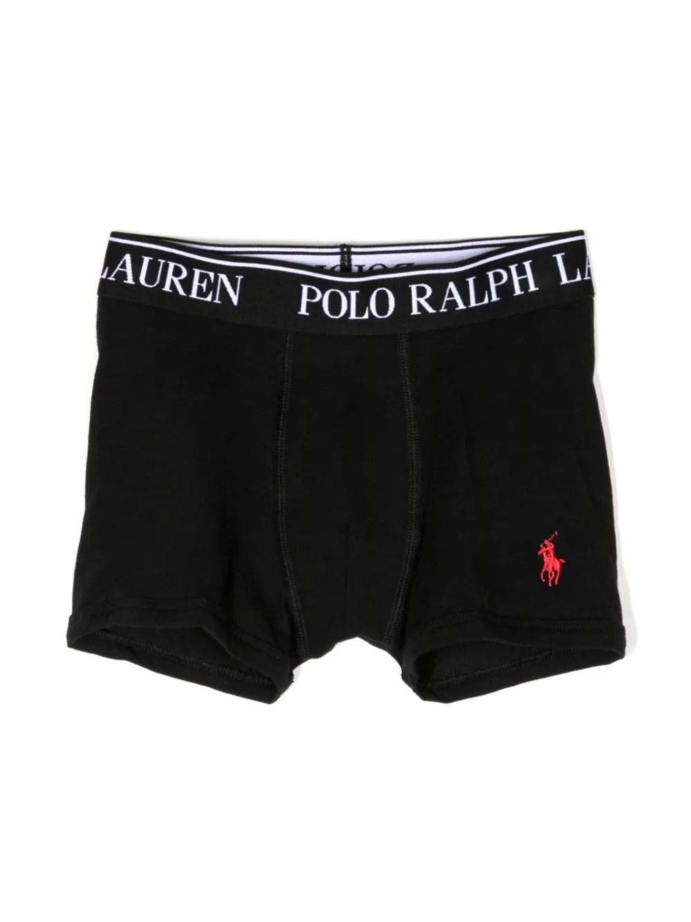 Комплект из двух боксеров с логотипом Polo Pony POLO RALPH LAUREN KIDS, черный — фото 2