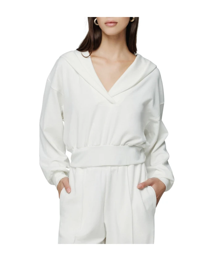 

Бежевая толстовка с капюшоном для женщин Hinnominate, белый