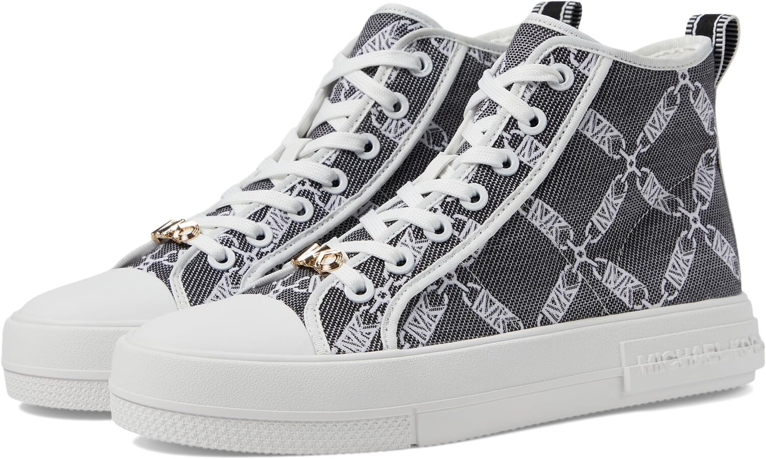 

Кроссовки MICHAEL Michael Kors Evy High Top, цвет Black/Optic White
