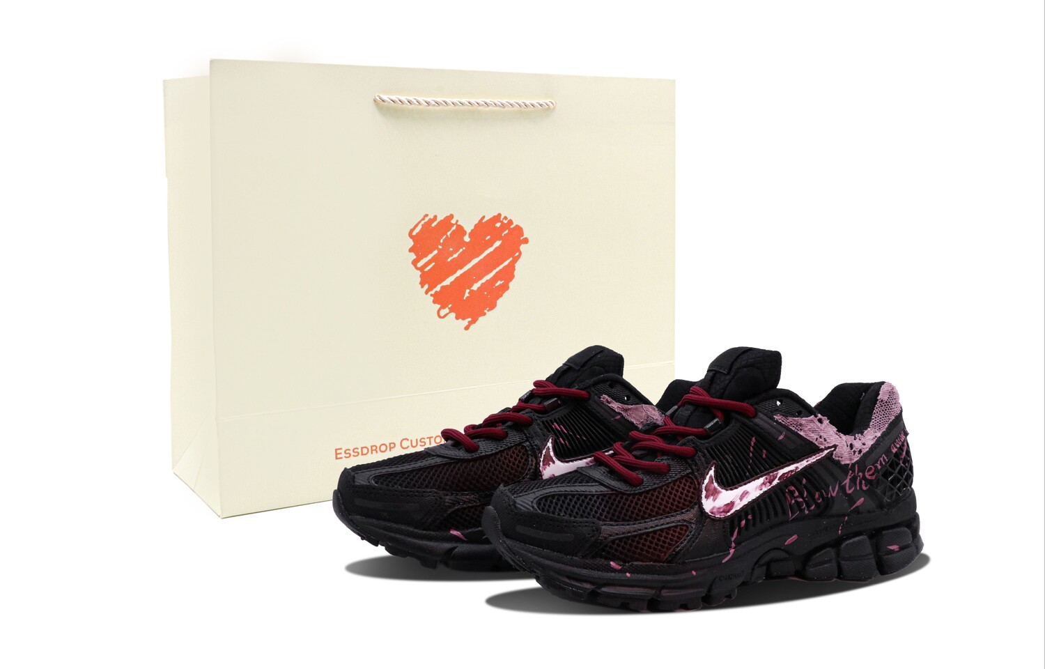 

Кроссовки Air Zoom Vomero 5 унисекс с низким верхом, черный, розовый Nike