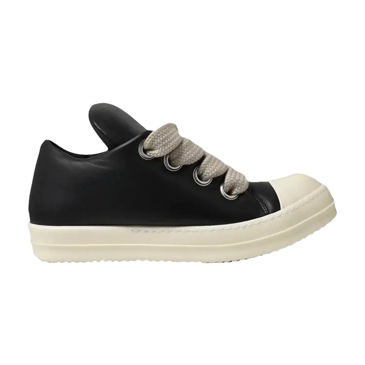 Кроссовки Rick Owens Wmns Hollywood Jumbo Laced Low 'Black Milk', черный