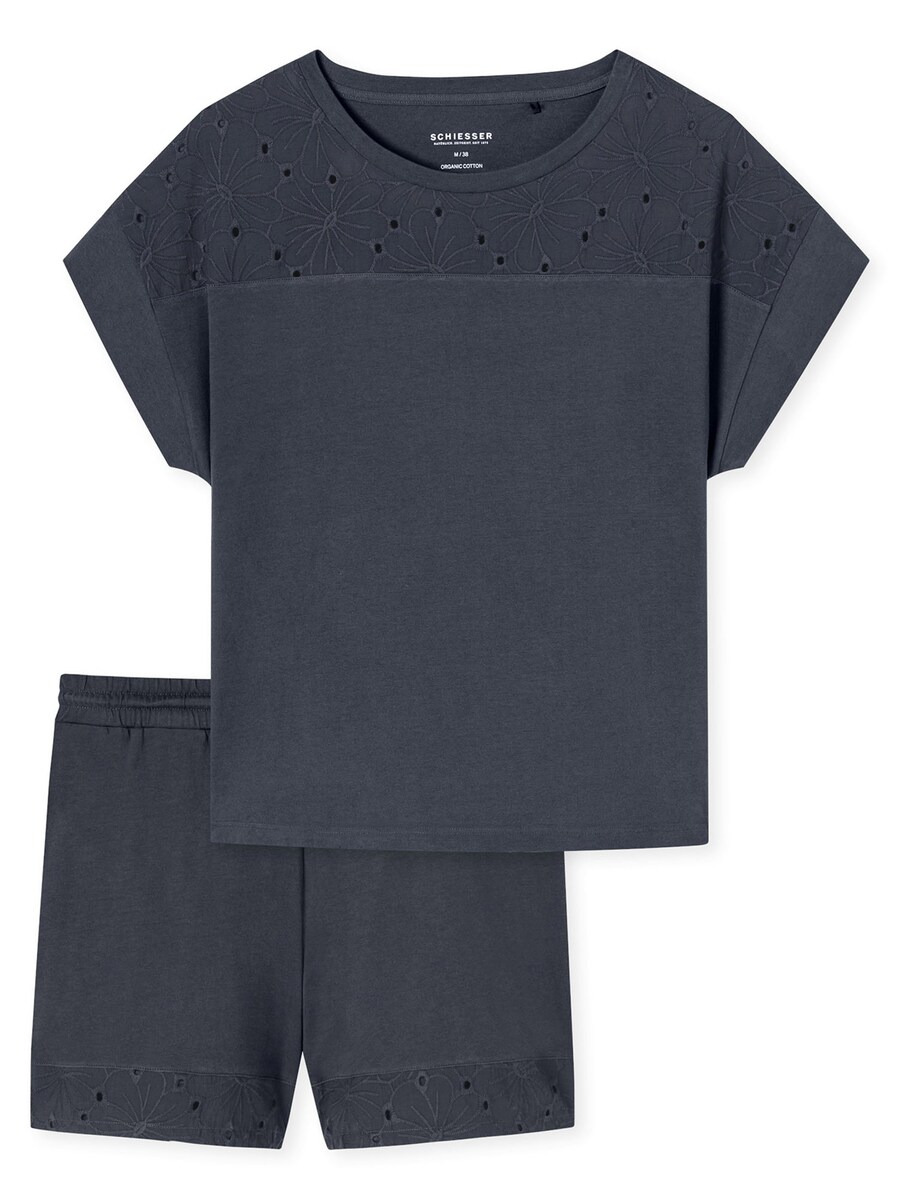 

Короткий пижамный комплект SCHIESSER Casual Nightwear, графитовый
