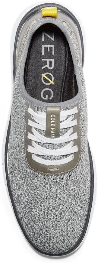 Кроссовки Cole Haan - 2 Zerogrand Stitc Hlite Men, Glacier Gray Gray Pinstripe Knit Cyber Yellow Optic White — фото 3