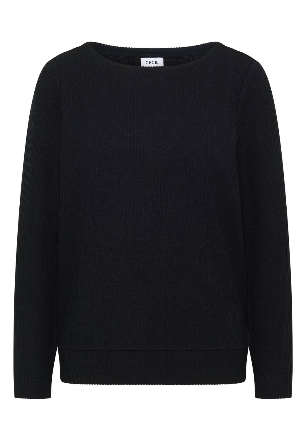 

CECIL Лонгслив в черном цвете