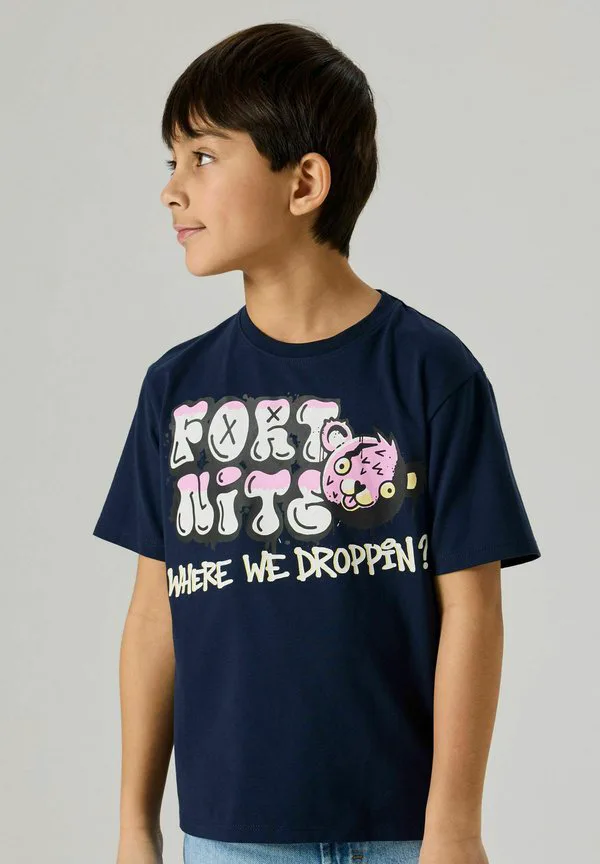 Nkmfrans футболка с принтом bfu fortnite nreg box Name It, Navy Blazer — фото 2