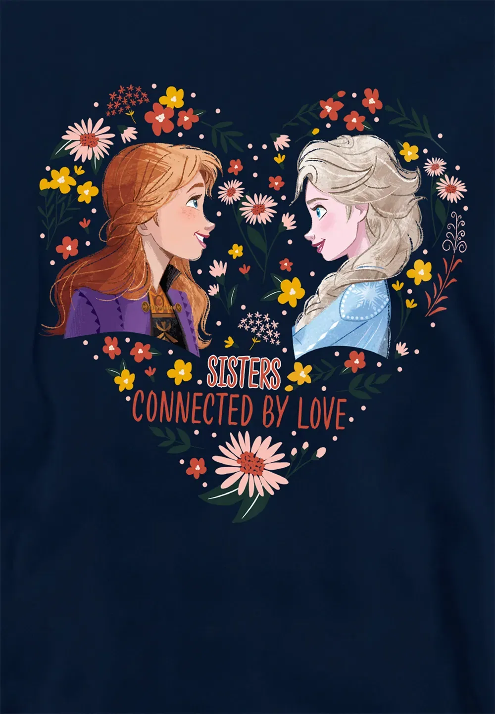 Детский худи с принтом Frozen, Disney, темно-синий — фото 2