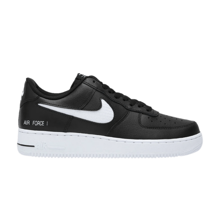 

Кроссовки Nike Air Force 1 '07 LV8 'Cut Out Swoosh - Black White', черный