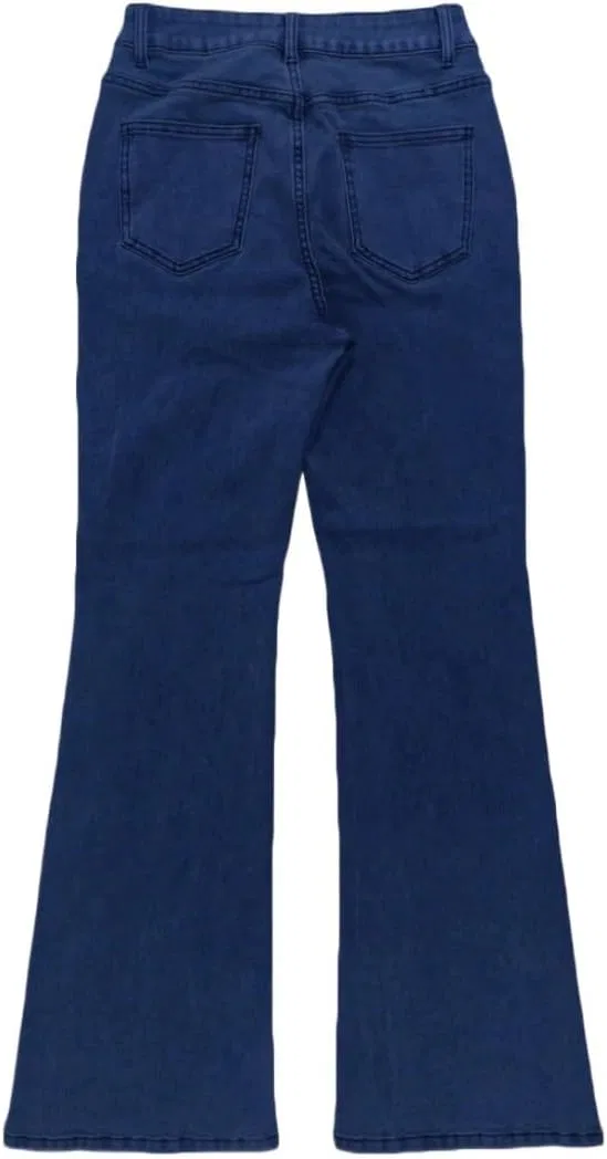 Джинсы с высокой посадкой, Baggy Jeans Women, Dark Wash