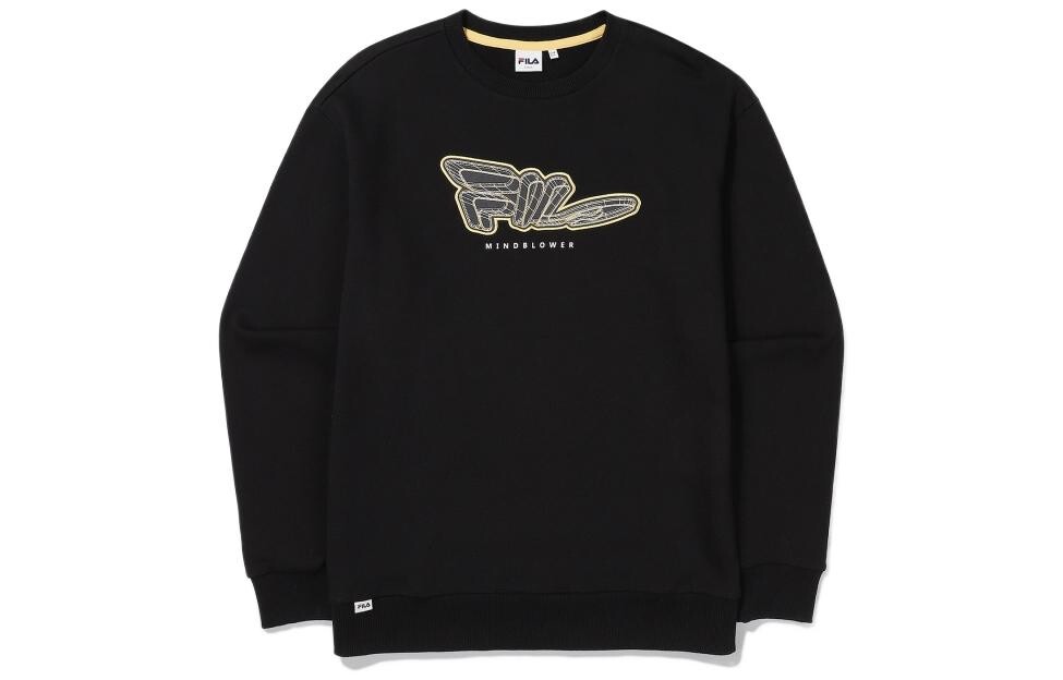 

Толстовка унисекс черная Fila, черный