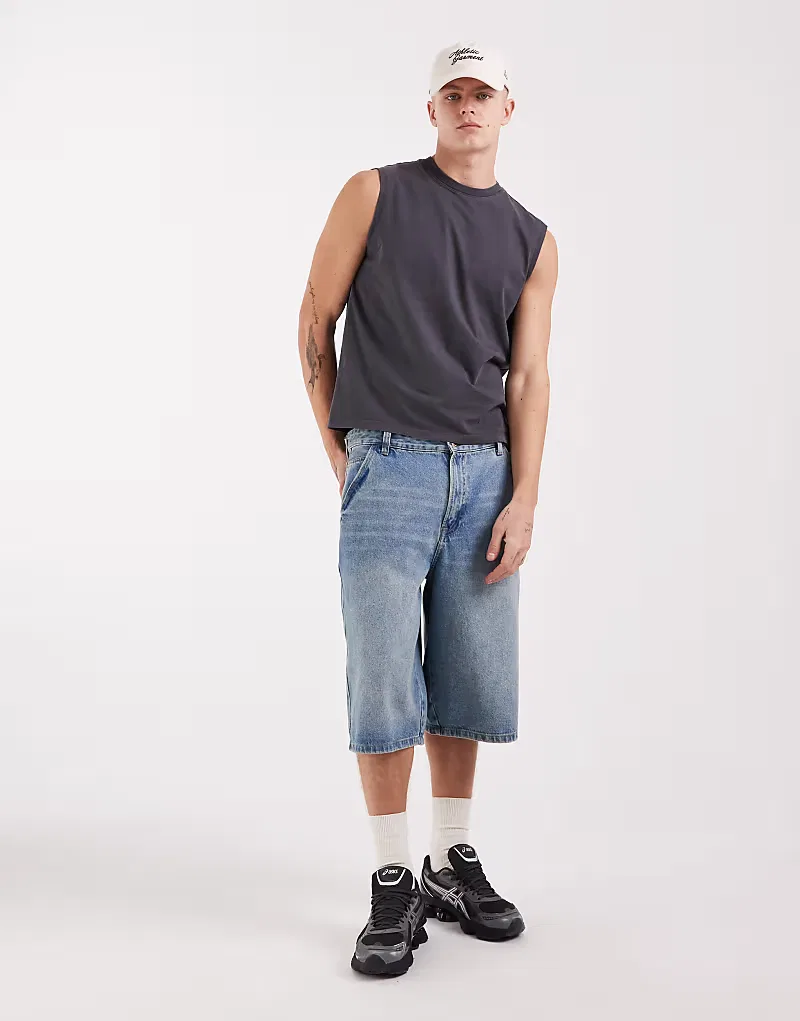Майка с эффектом потертости Levi's, черный — фото 2