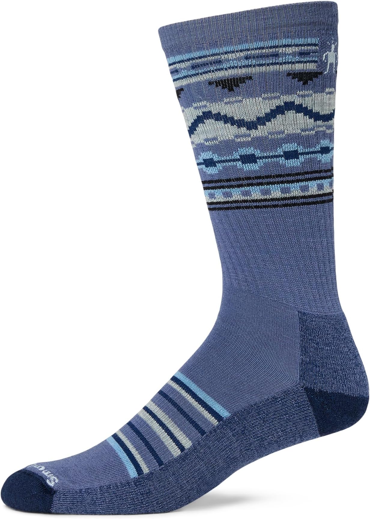 

Носки Smartwool Everyday Hudson Trail Crew, цвет Nightfall Blue