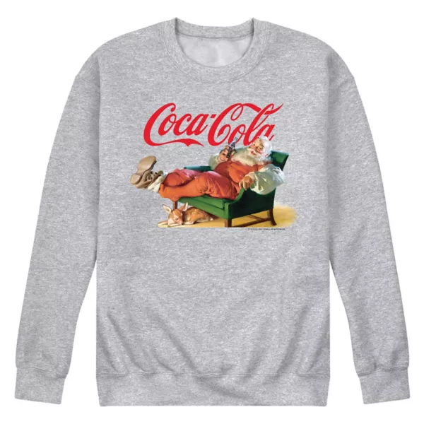 

Мужской свитшот Coca-Cola с Санта-Клаусом Licensed Character, серый