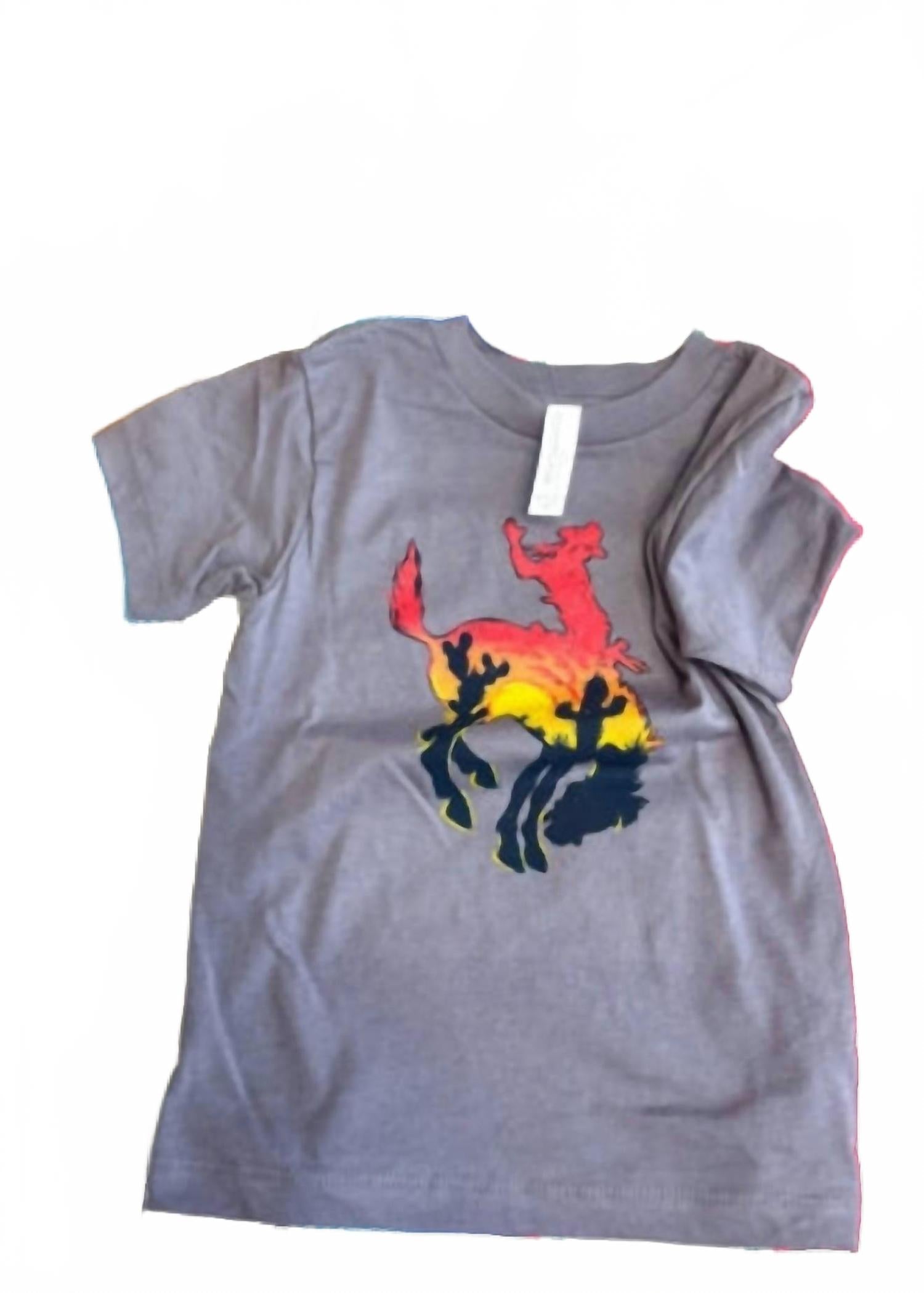 

Rowdy Crowd Детская футболка Sunset Bronc серого цвета, Серый, Rowdy Crowd Детская футболка Sunset Bronc серого цвета