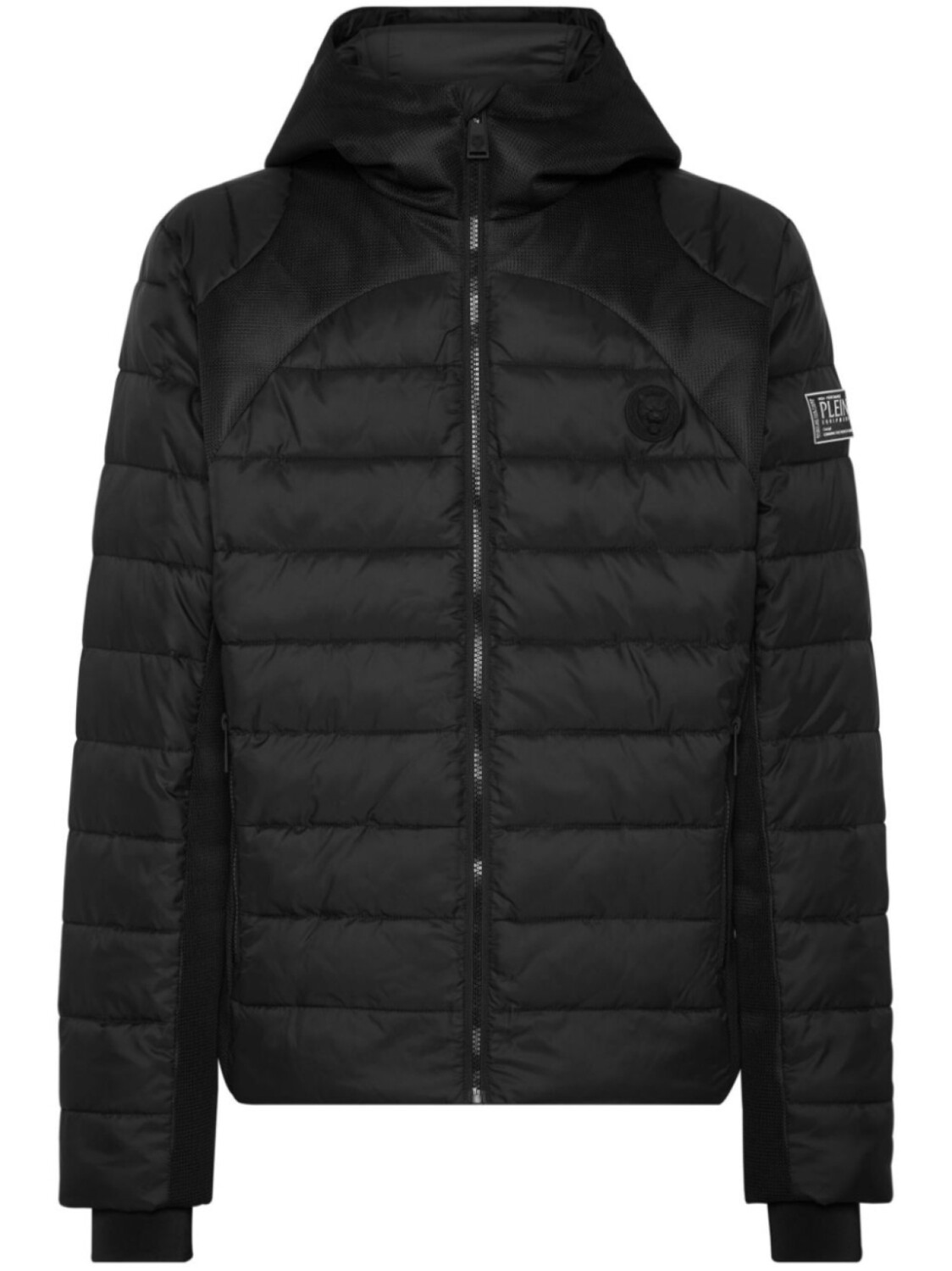 

Пуховик с капюшоном Plein Sport, черный