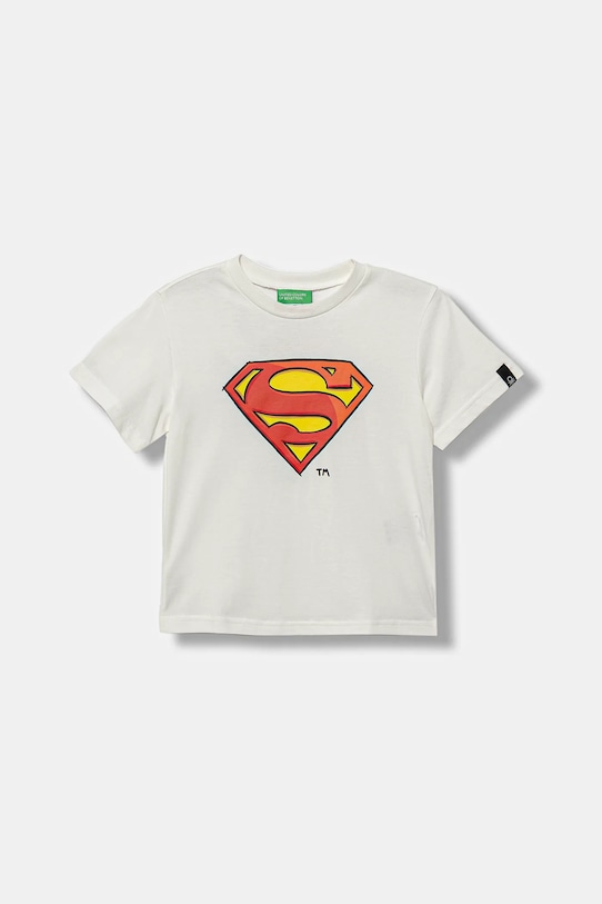 

Детская хлопковая футболка United Colors Of Benetton, белый