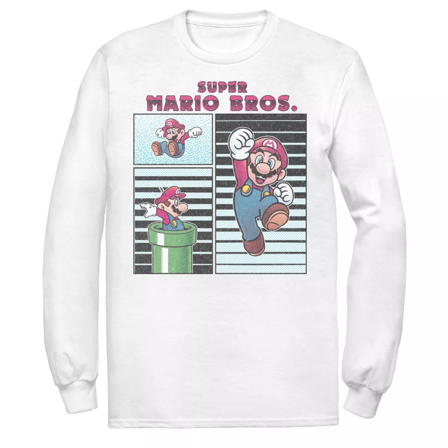 

Мужская футболка Nintendo Super Mario Bros Freeze Frame Box Up Licensed Character