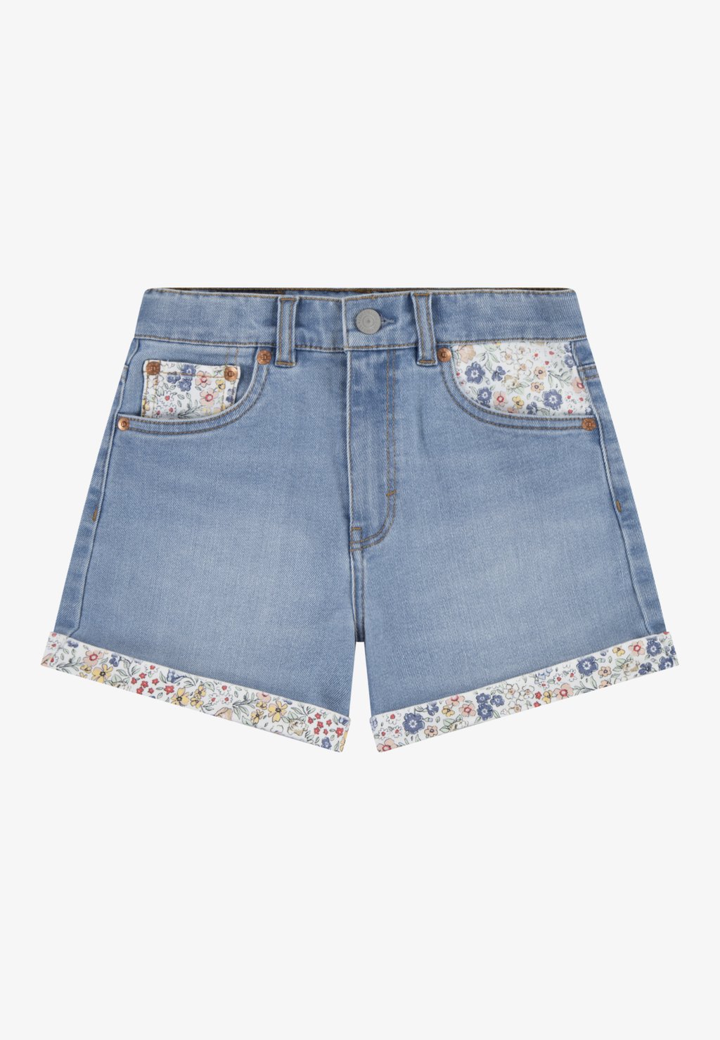 

Джинсовые шорты BLOCK MOM SHORT Levi's, синий