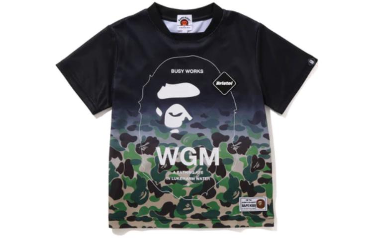 

Детская футболка A BATHING APE, оранжево-красный