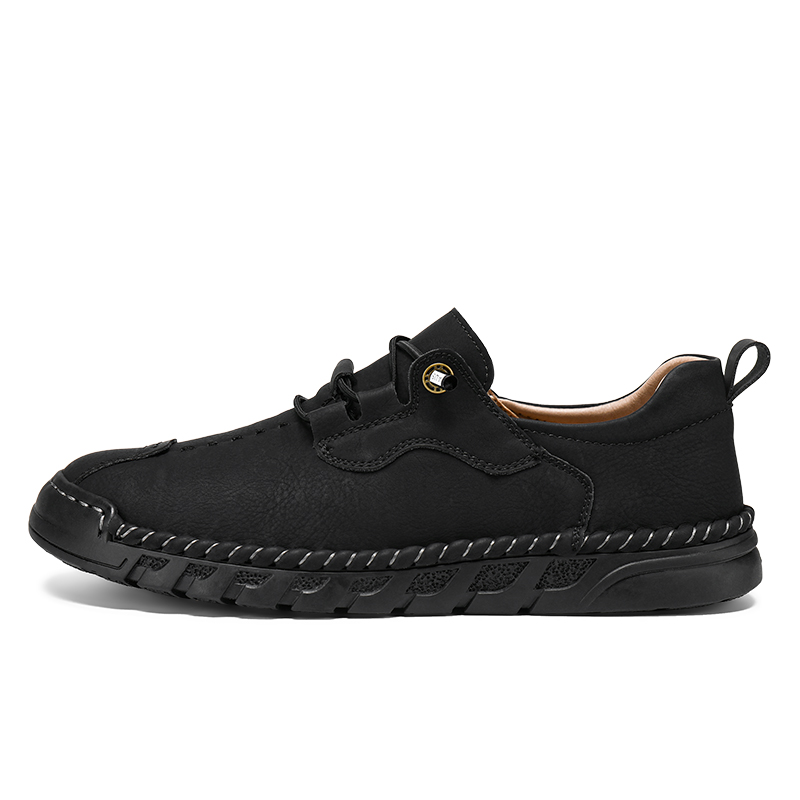 

Амортизирующие, износостойкие, низкие повседневные туфли для мужчин Green feet, Black