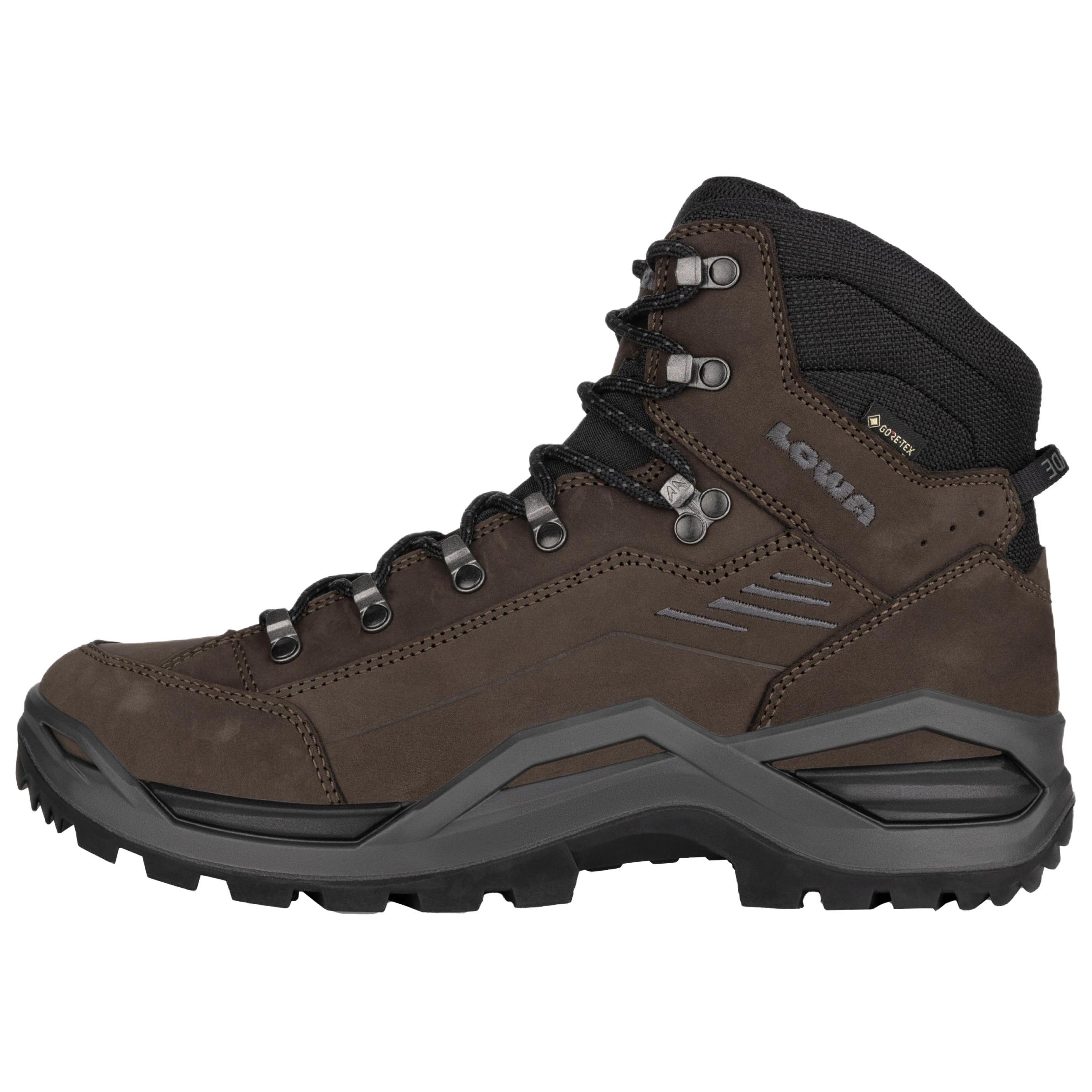 

Renegade Slip Resistant Abrasion Resistant Mid top Hiking Shoes мужские Umber Lowa, коричневый