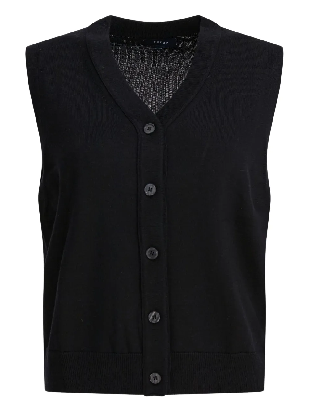 

Жилет Chiara на пуговицах Soeur, черный