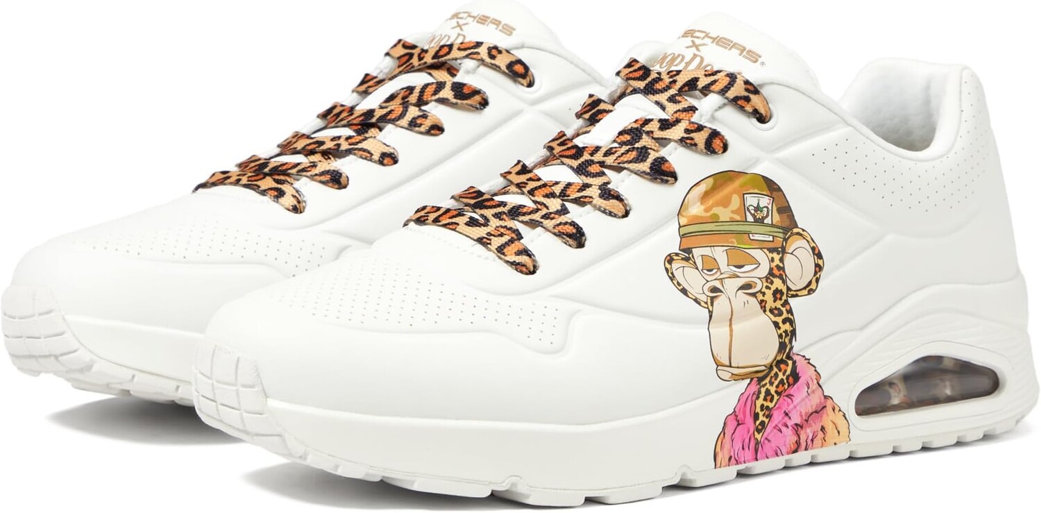 

Кроссовки SKECHERS Snoop Dogg: Uno - Dr. Bombay, белый