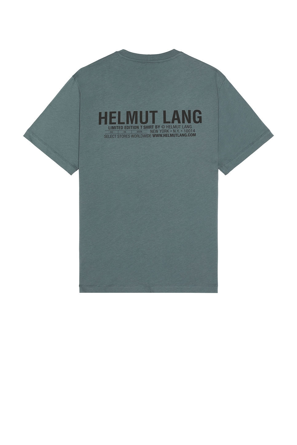 

Футболка Capsule tee Helmut Lang, slate blue
