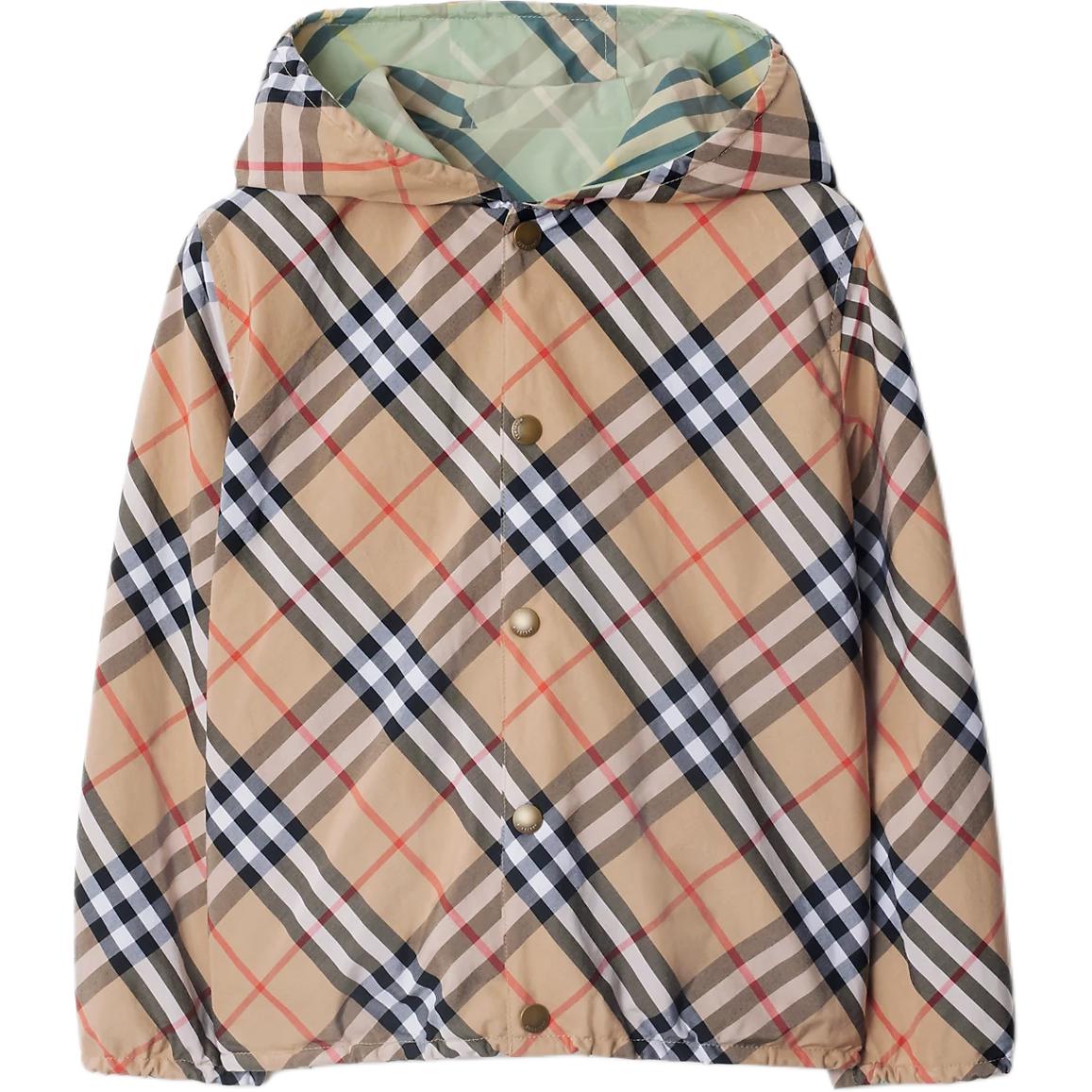 Burberry Куртки и пальто светло-зеленые детские — фото 4