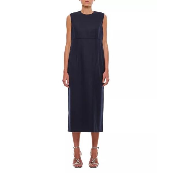 

Платье wool midi dress Comme des Garçons, синий