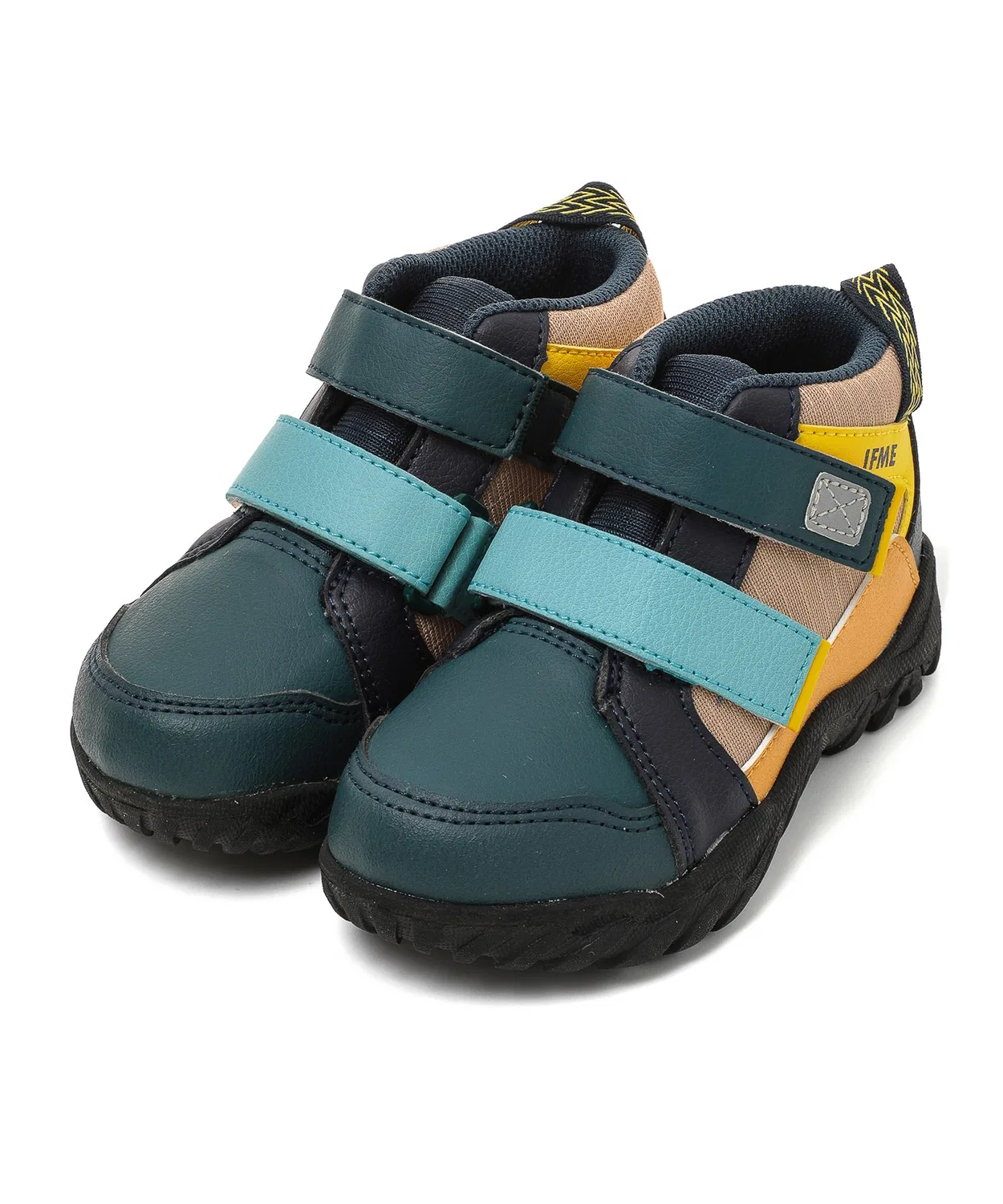 Детские походные ботинки IFME с подошвой Vibram, водоотталкивающие, нескользящие, бежевые
