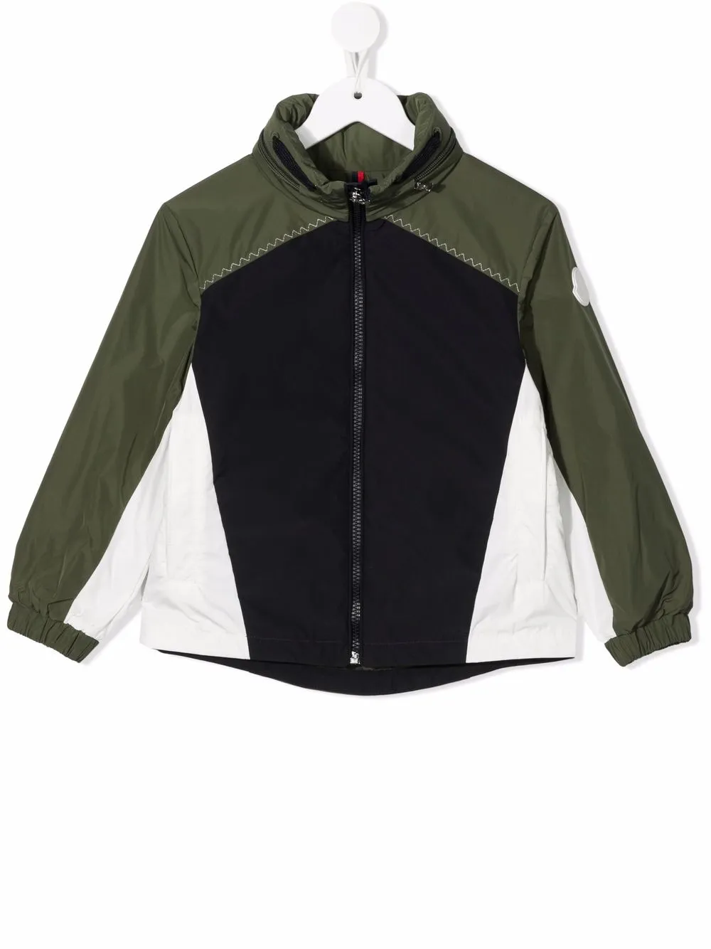 

Куртка с нашивкой-логотипом Moncler Enfant, зеленый