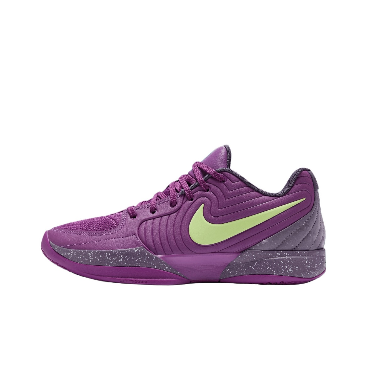 Nike Ja 2 Амортизирующие Износостойкие Противоскользящие Низкие Баскетбольные Кроссовки Мужские Розовые Синие Фиолетовые — фото 2