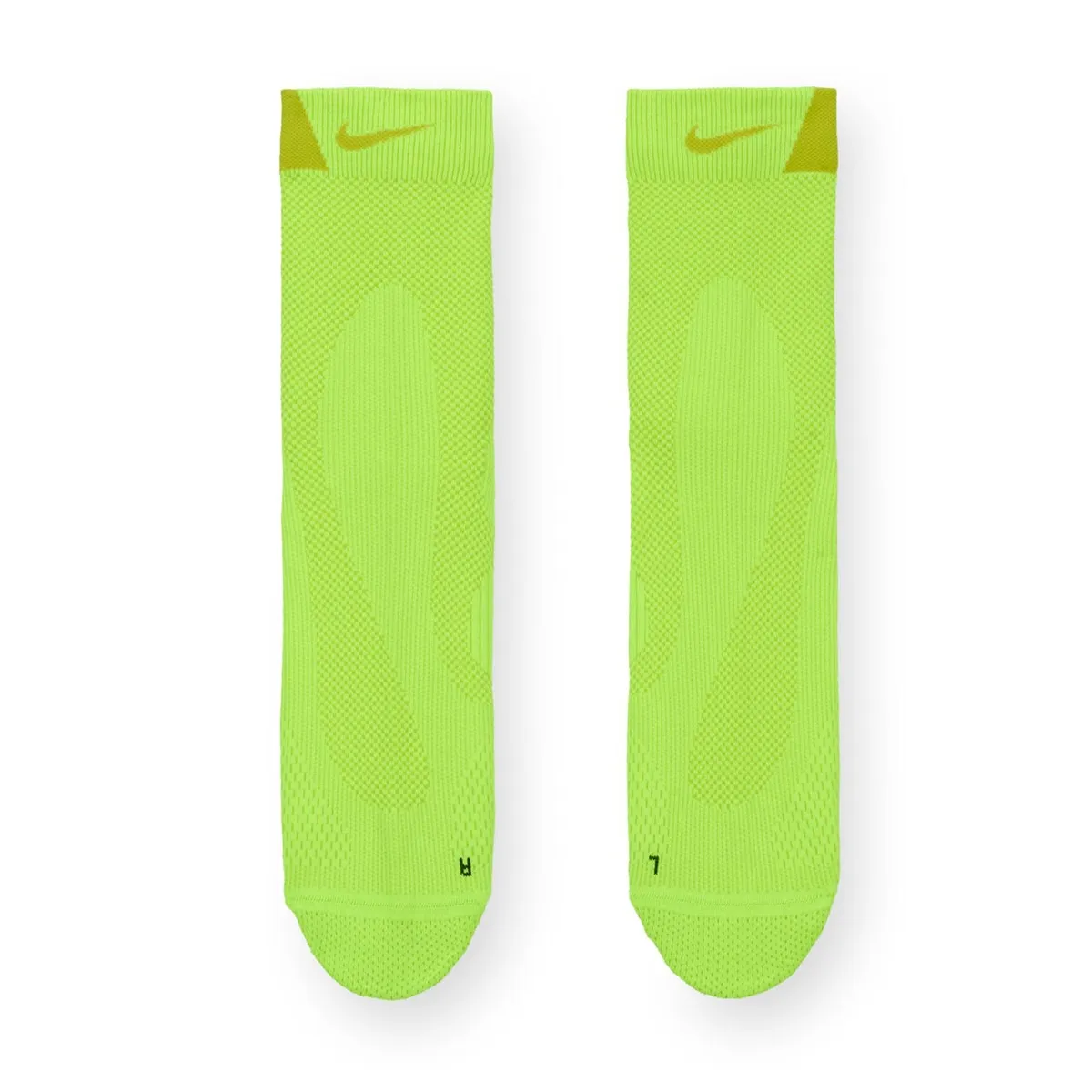 Легкие беговые носки средней высоты, 1 пара, Nike, желтый — фото 2