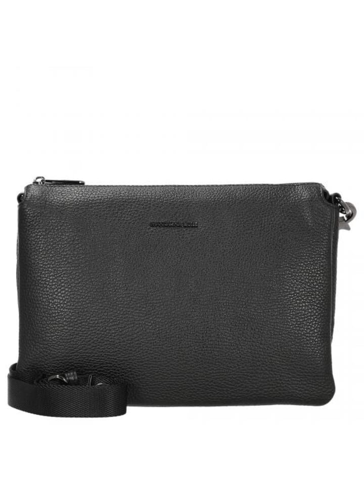 

Наплечная сумка Mandarina Duck Mellow Leather - Umhängetasche 28 cm, неро