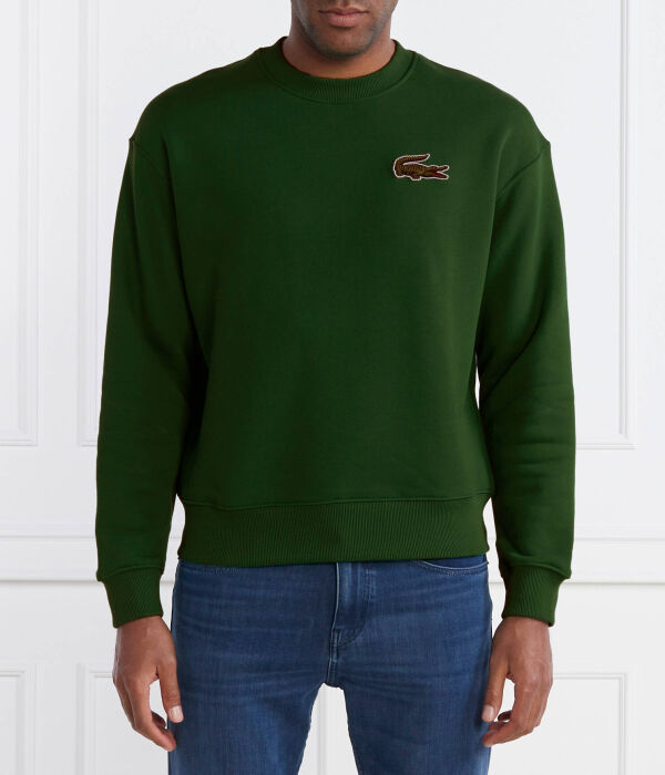 

Свитер Loose fit Lacoste, зеленый